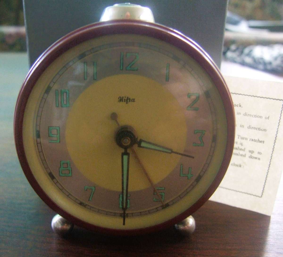 vintage mechanical wind-up clocks from the 1950s1970s Made in WEST Germany
