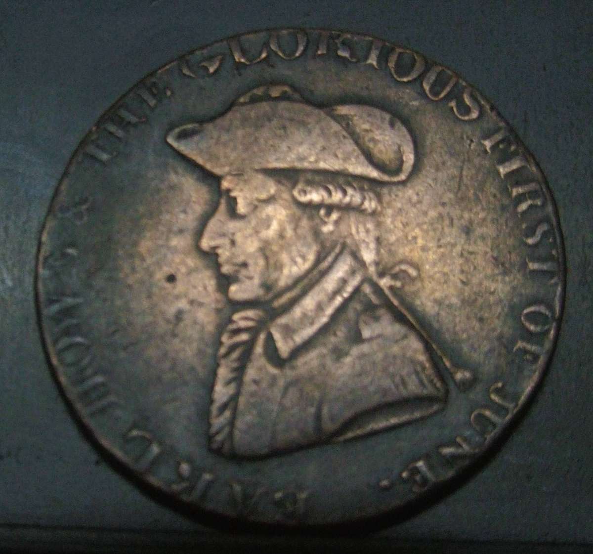 1794 GB Conder Halfpenny  NICE ANTIQUE