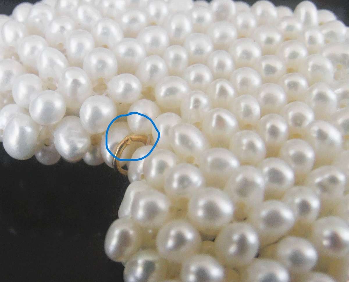 CLUSTER OF REAL PEARLS (HART)