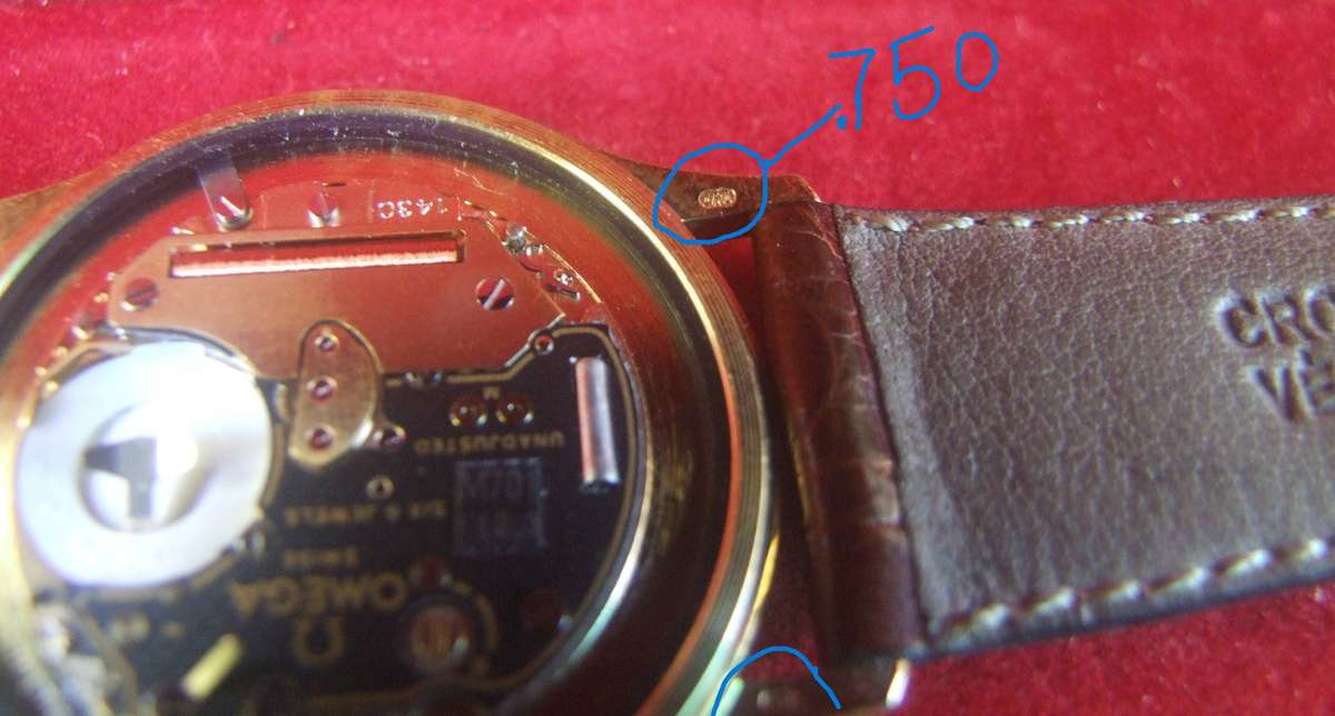 WOW ON R1 AUCTION  REAL 18CT VINTAGE OMEGA Seamaster in solid.,750 gold
