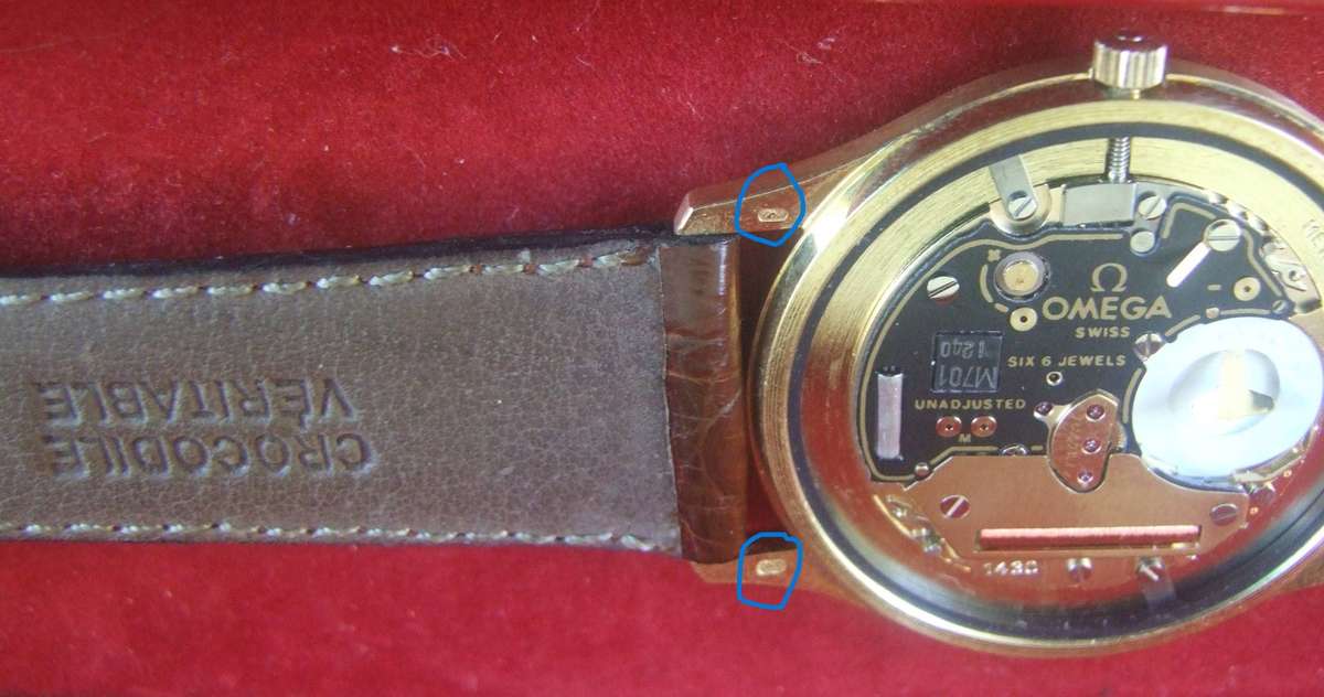 WOW ON R1 AUCTION  REAL 18CT VINTAGE OMEGA Seamaster in solid.,750 gold