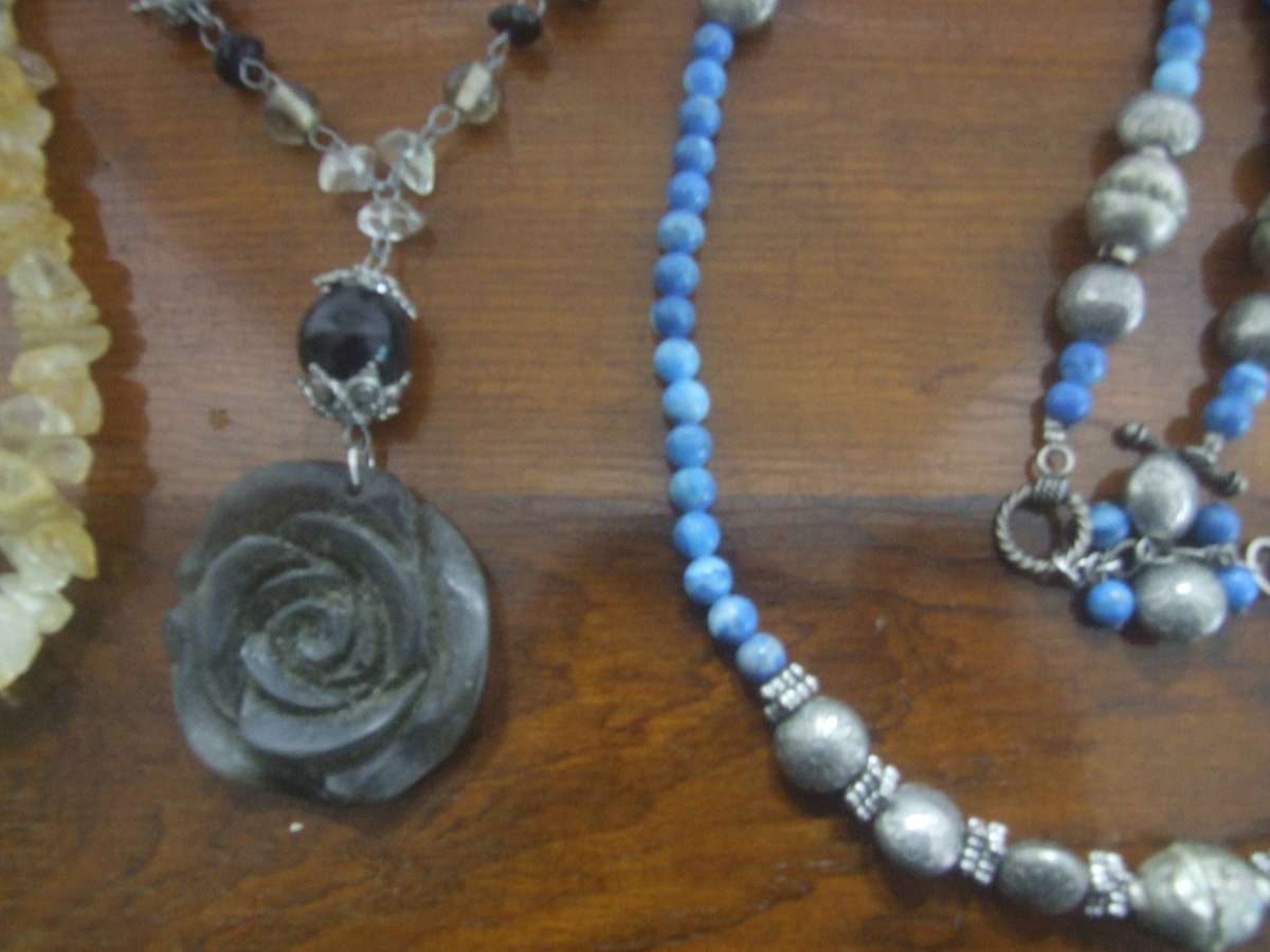 vintage  costume jewelry real crystal
