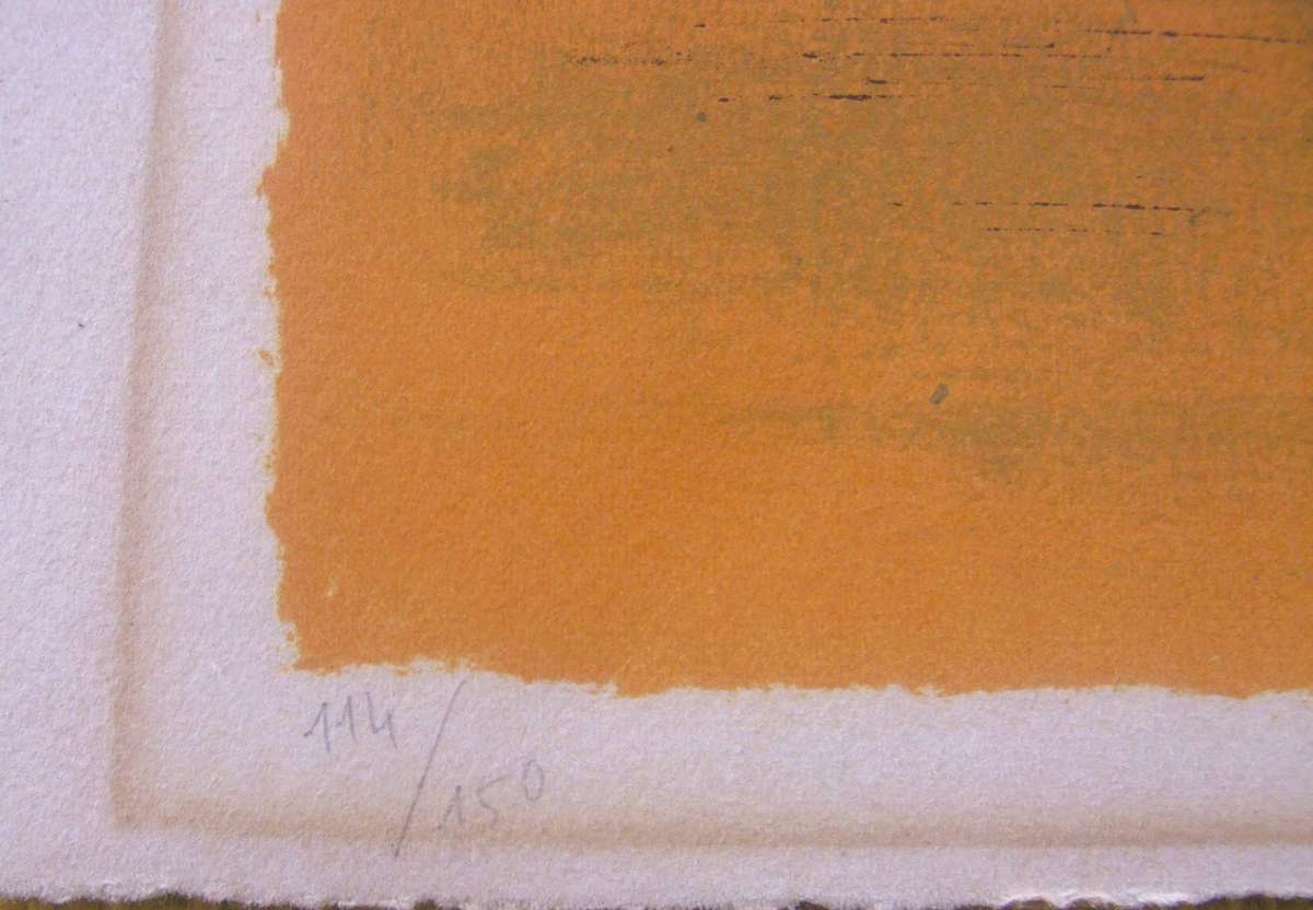 Jean CARZOU , ORIGINAL Lithograph Hand SIGNED  1963
