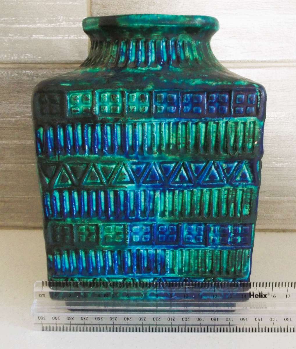 RARE Vintage Bay Vase Bodo Mans Pottery West Germany