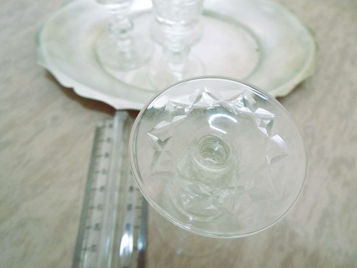 vintage ,,Nice lot of 5 items  crystal glass