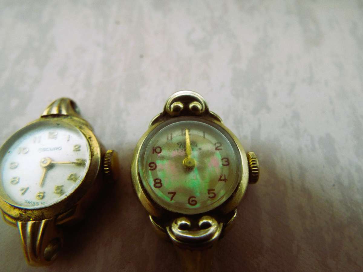5 x old lady's watches as 1 lot