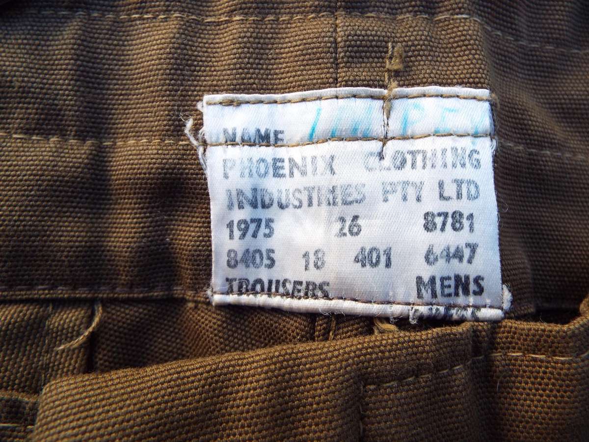 old SADF bag with lots of browns 1971 and 1982  as 1 lot