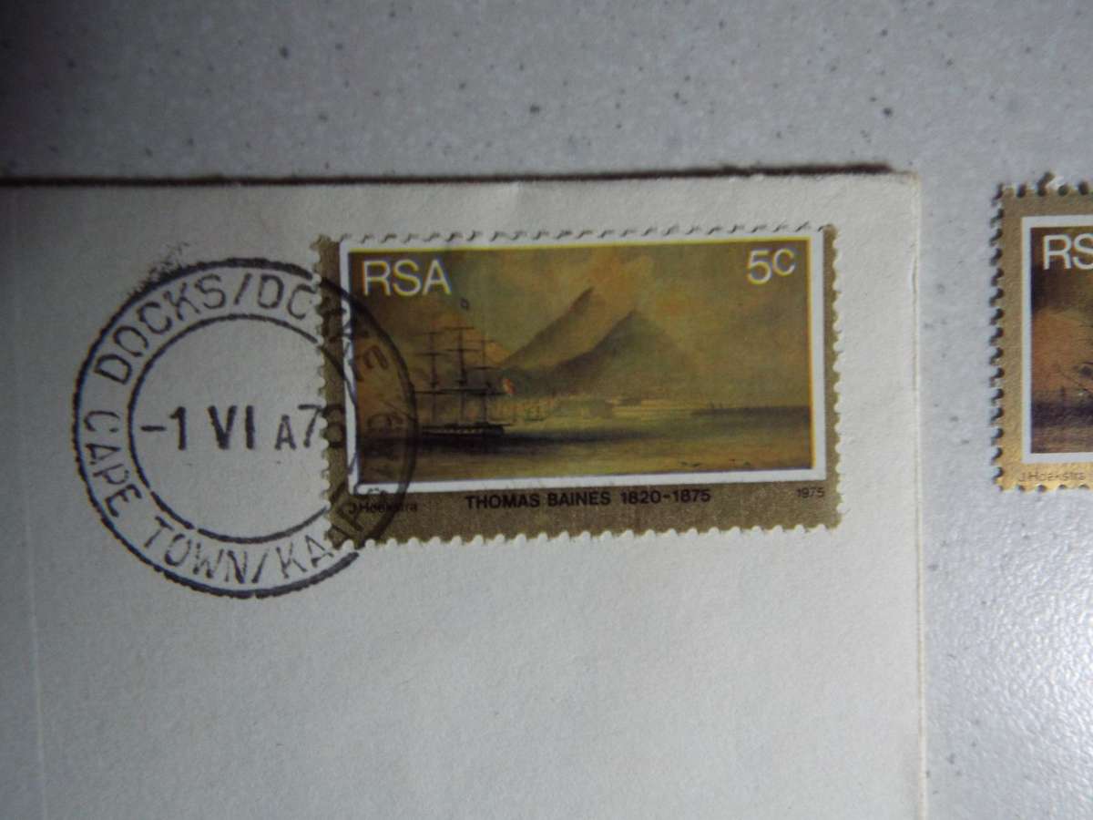 1975 5c stamp error on FDC
