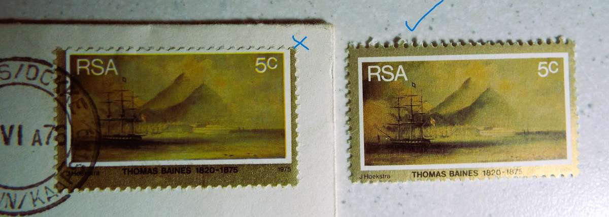 1975 5c stamp error on FDC