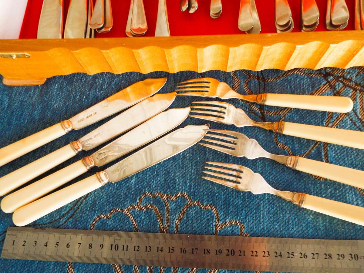 Vintage Cutlery Set with Extras