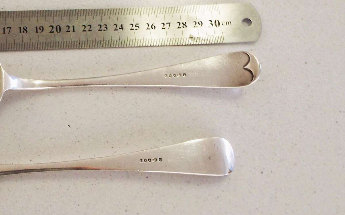 Large Fish serving knife & fork set