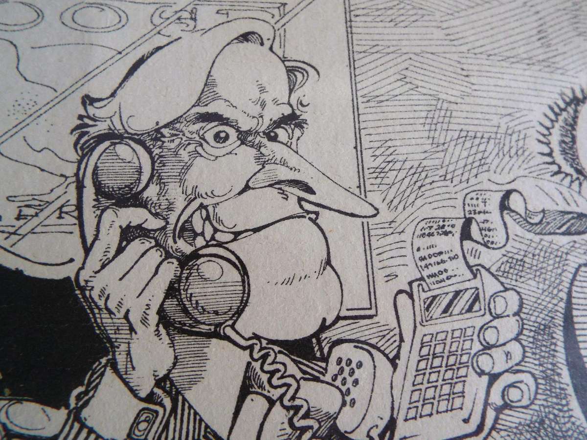 2 x Cartoon Art, Well Framed, Matted and Framed