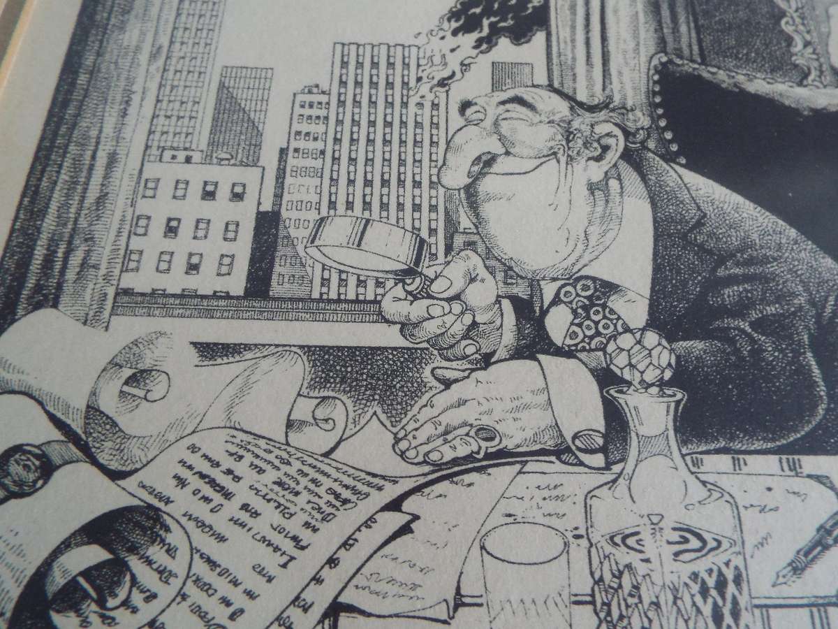 2 x Cartoon Art, Well Framed, Matted and Framed