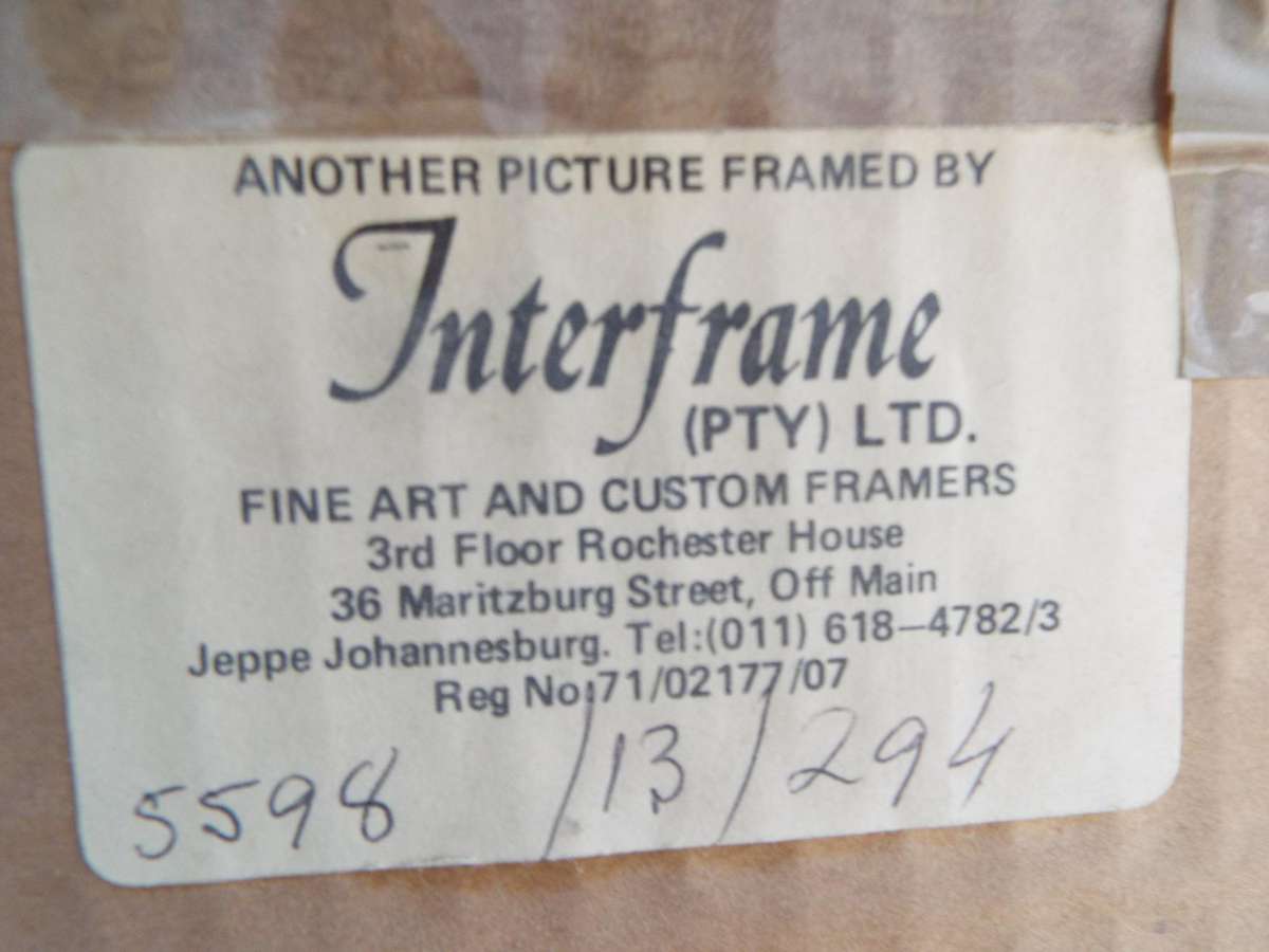 2 x Cartoon Art, Well Framed, Matted and Framed