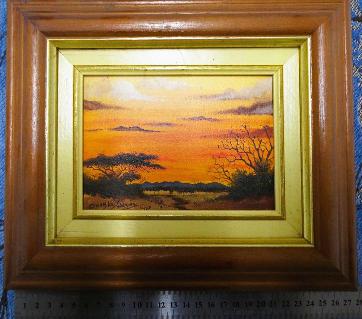 Investment Art: Oil on Board by Edgar Valentine Odendaal