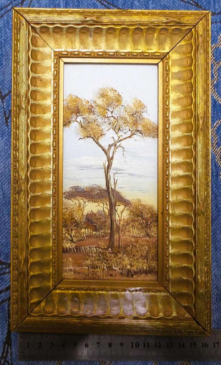 very nice JAC PIENAAR  (thick oil on board)