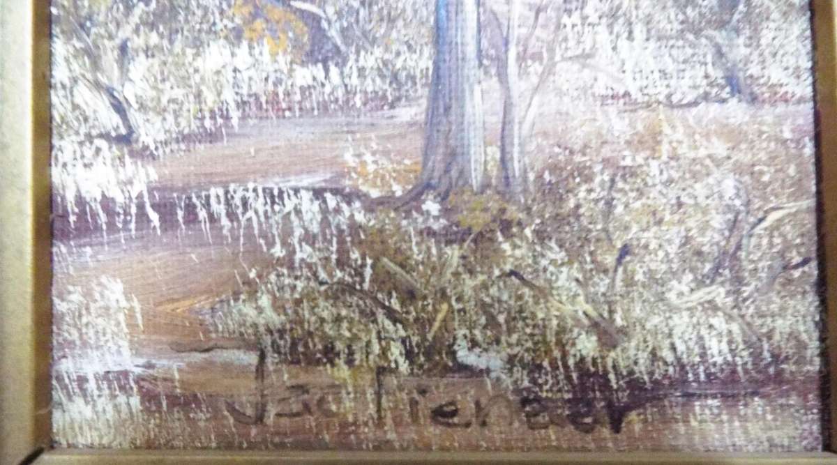 very nice JAC PIENAAR  (thick oil on board)