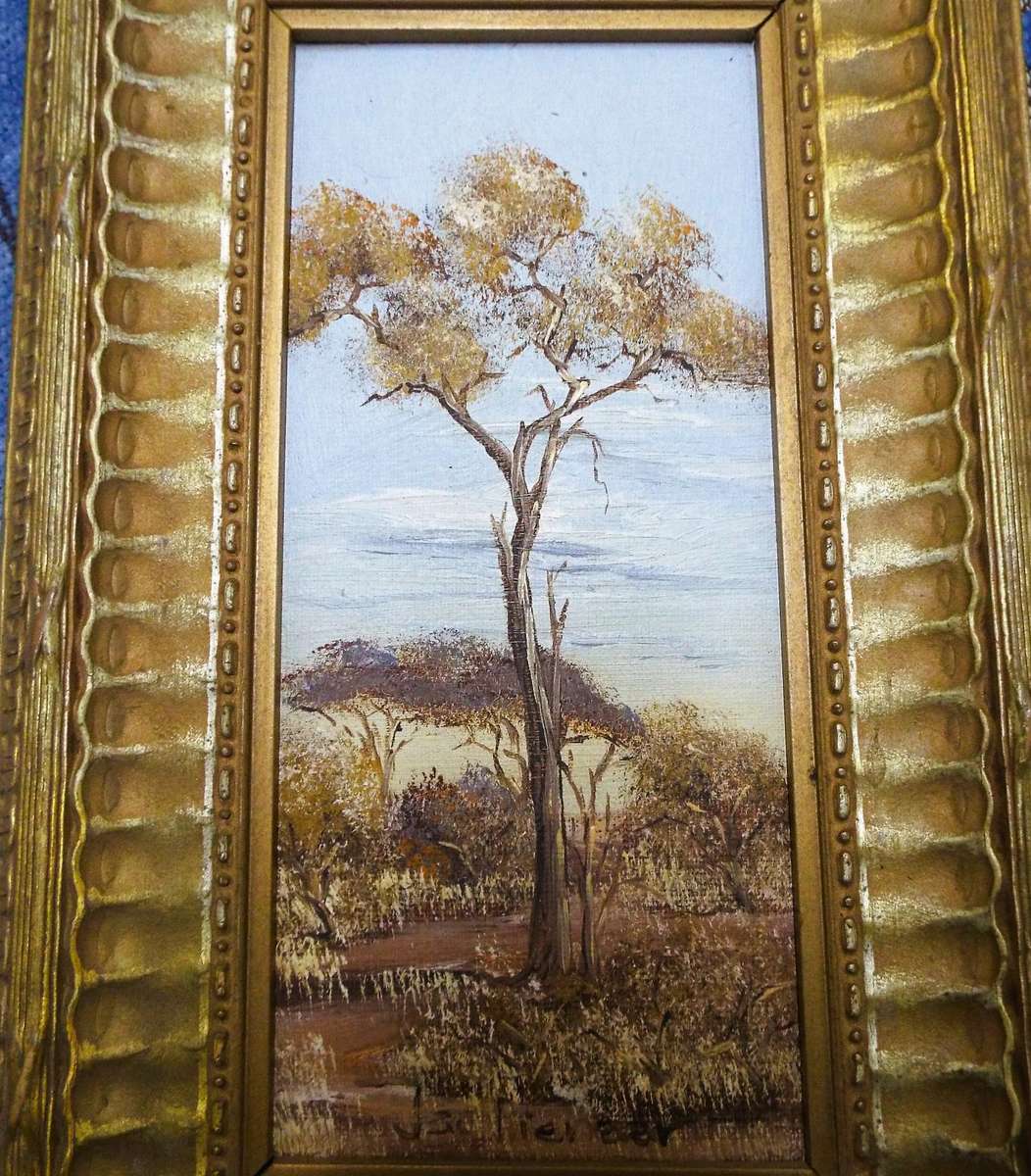 very nice JAC PIENAAR  (thick oil on board)