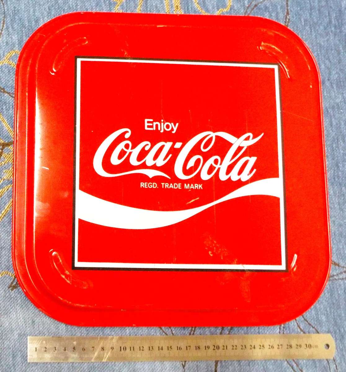 Vintage Coca Cola Enamel Tray