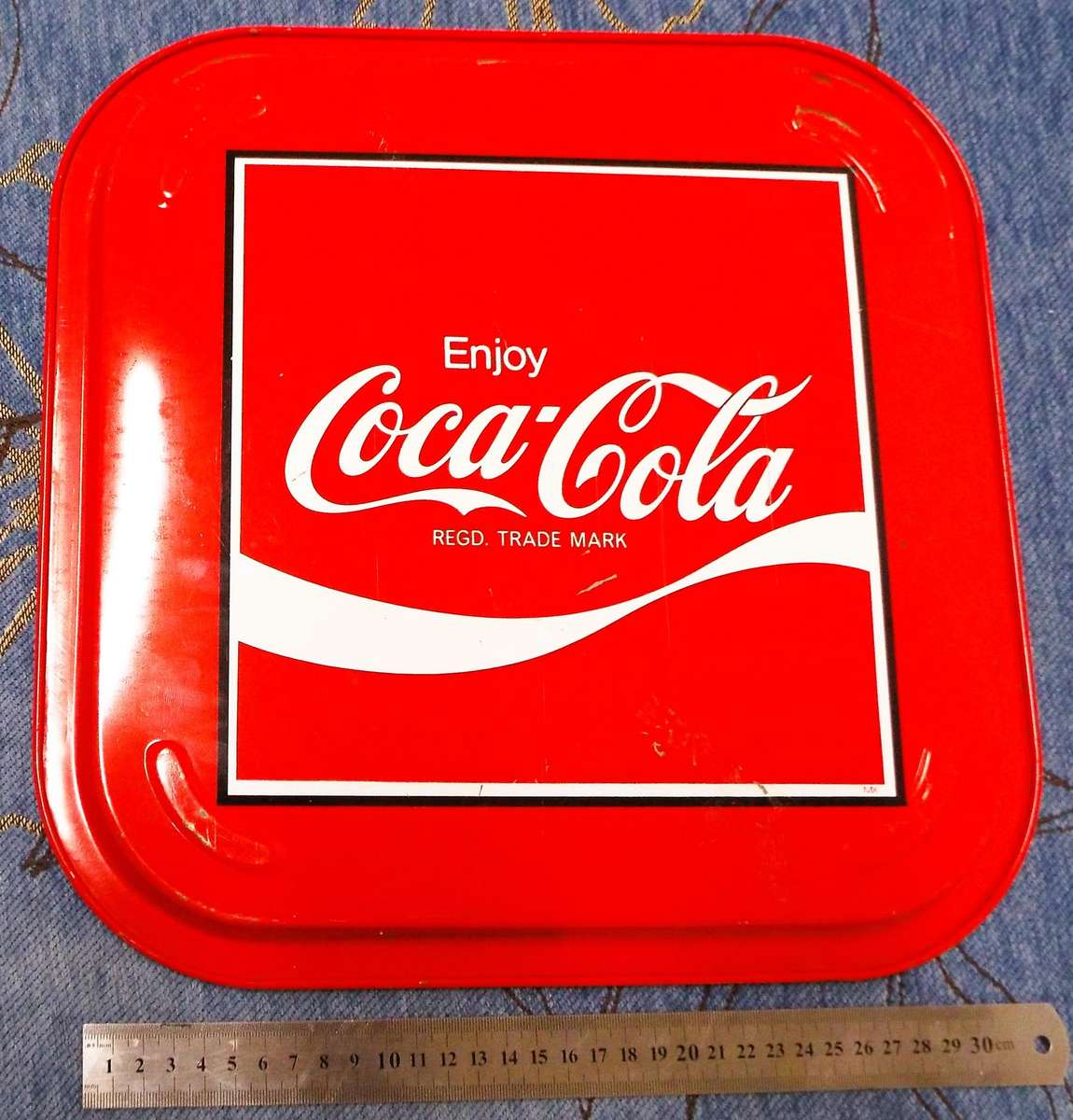 Vintage Coca Cola Enamel Tray