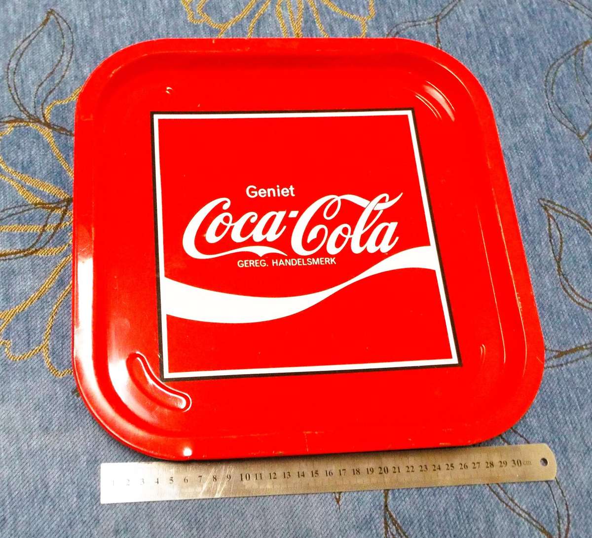 Vintage Coca Cola Enamel Tray