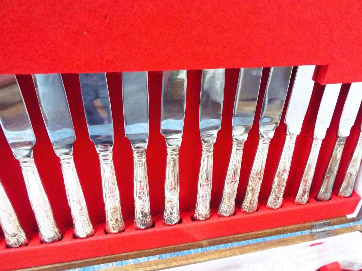 Vintage Cutlery Set - Kings Pattern, A1 Silver - True Vintage Canteen