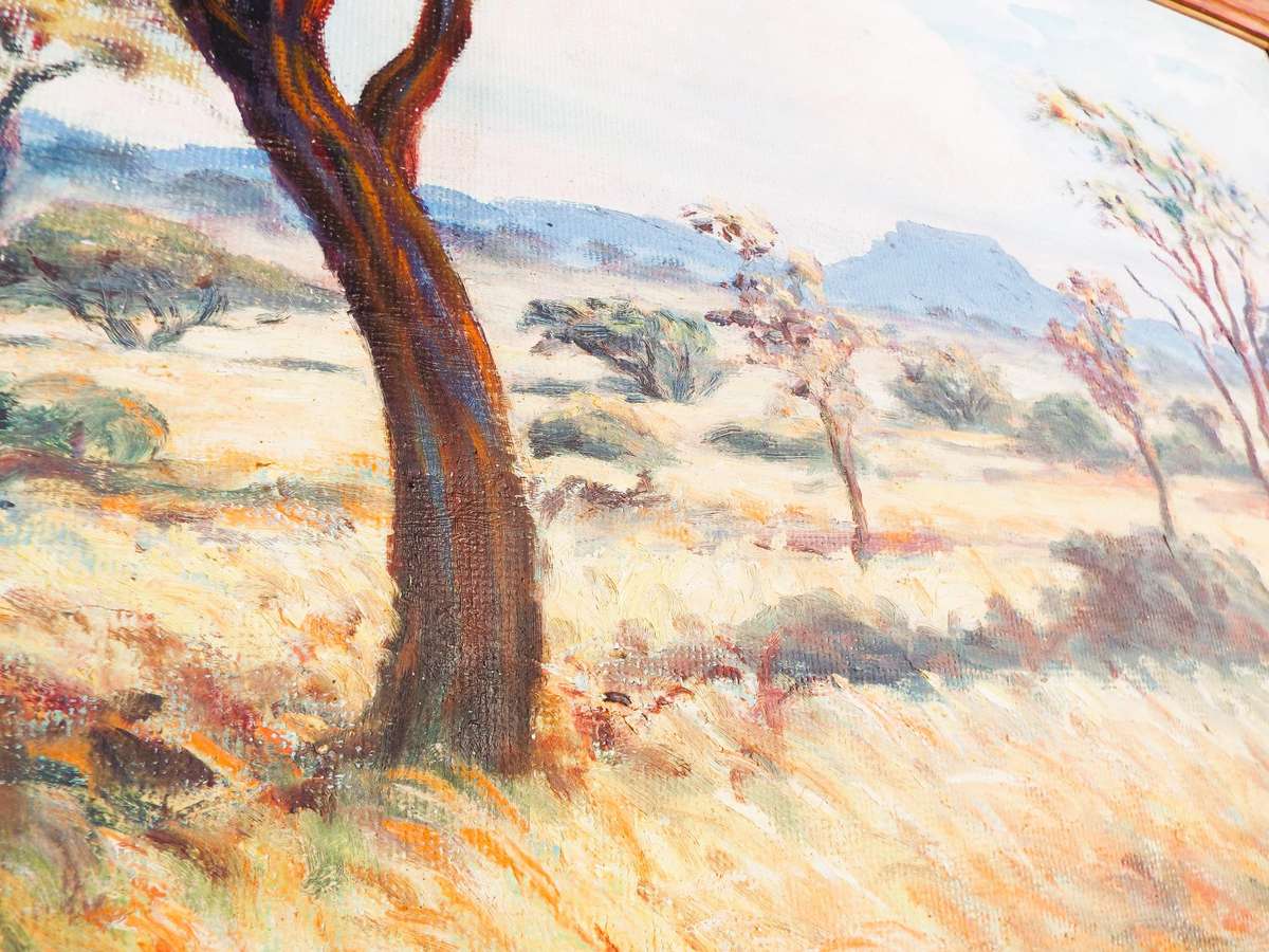 Framed Original  Painting by P van Emminis  1941