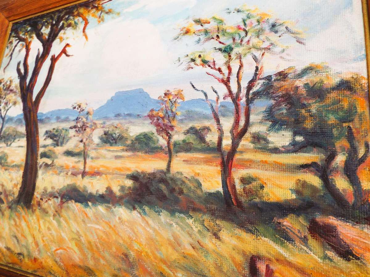 Framed Original  Painting by P van Emminis  1941