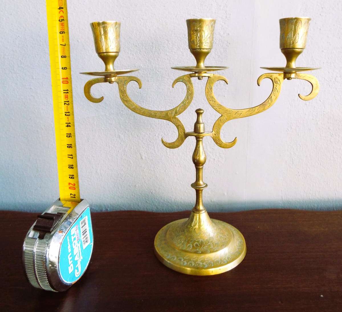 VINTAGE  COPPER CANDLE HOLDER