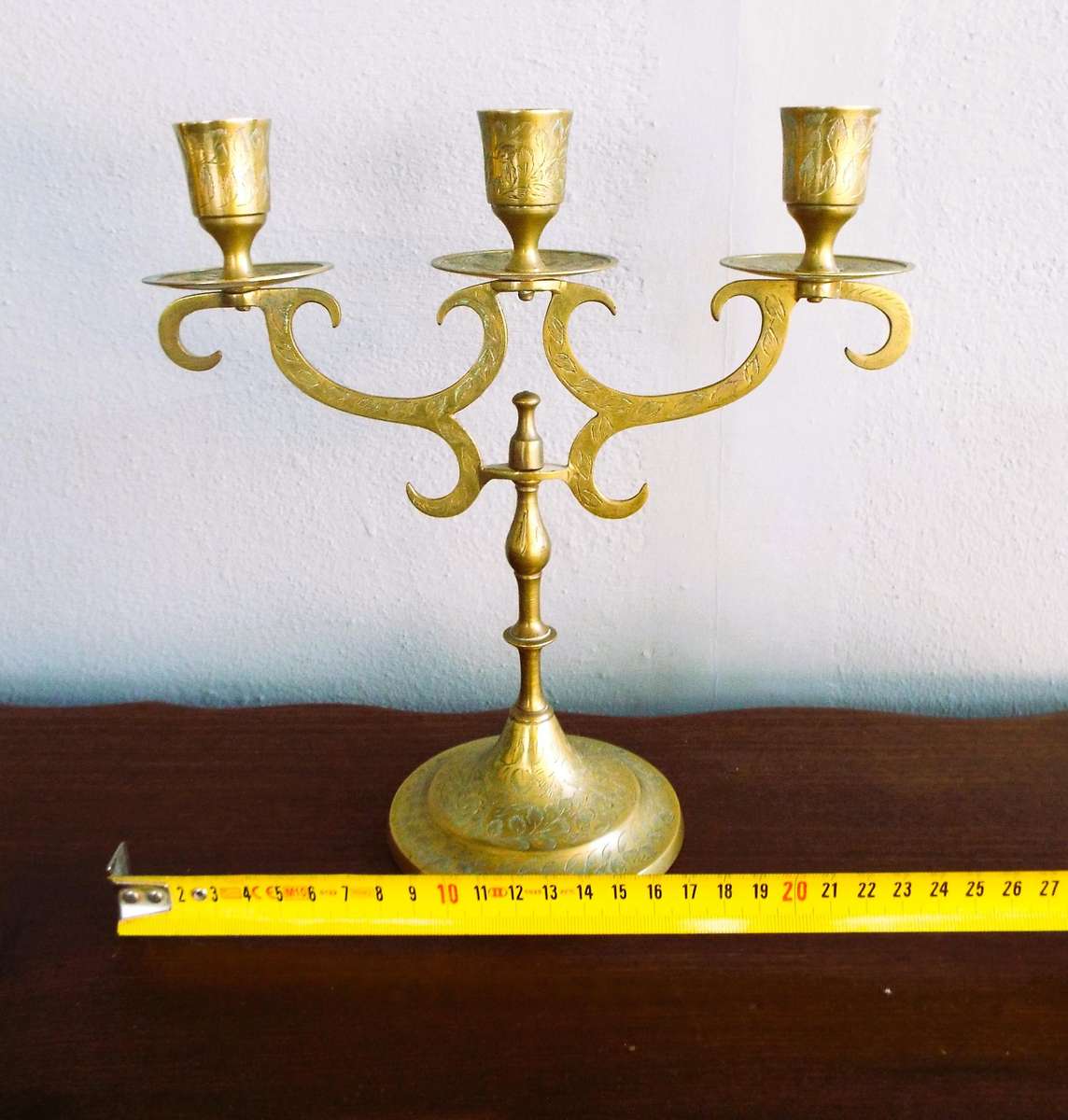 VINTAGE  COPPER CANDLE HOLDER