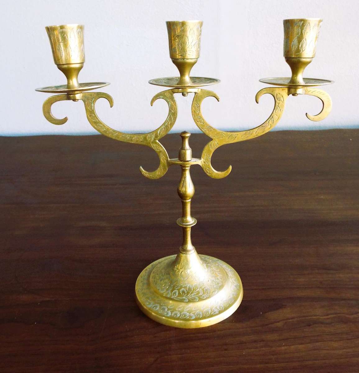 VINTAGE  COPPER CANDLE HOLDER