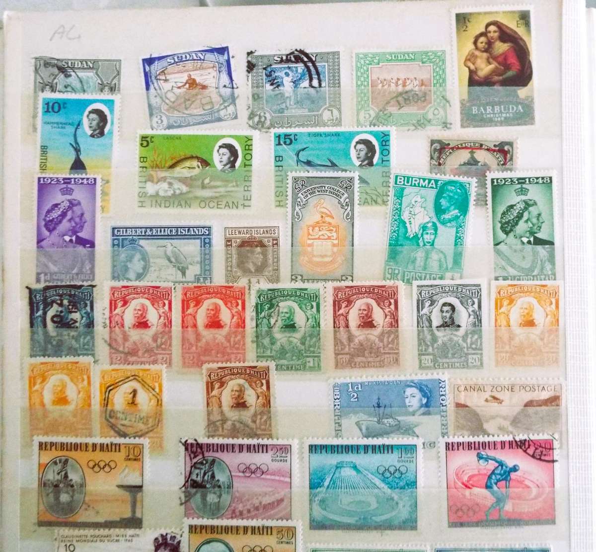 WE SELL STAMPS PER PAGE SPOT THE ONE U KNEED