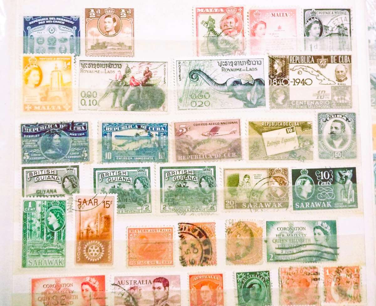 WE SELL STAMPS PER PAGE SPOT THE ONE U KNEED