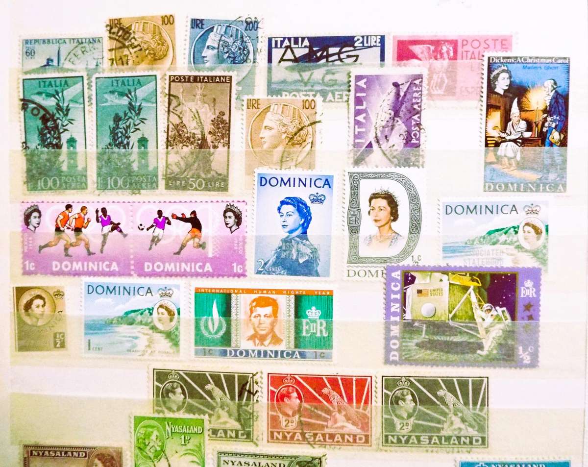 WE SELL STAMPS PER PAGE SPOT THE ONE U KNEED