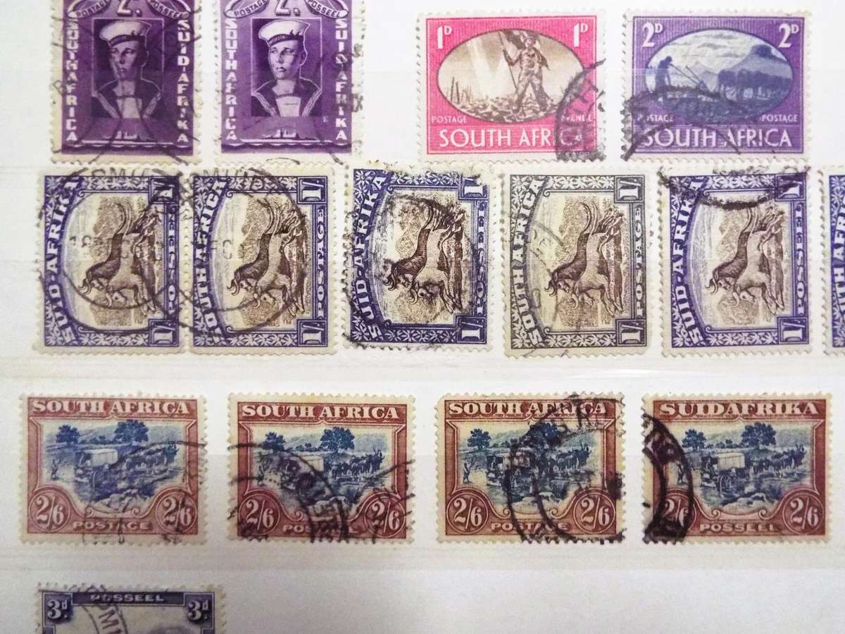 B4  ,,,32 X  SOUTH AFRICA - mix union STAMPs
