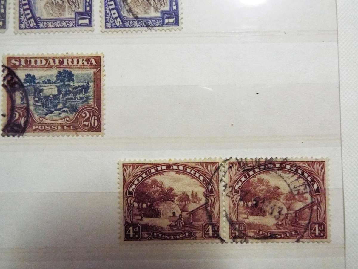 B4  ,,,32 X  SOUTH AFRICA - mix union STAMPs