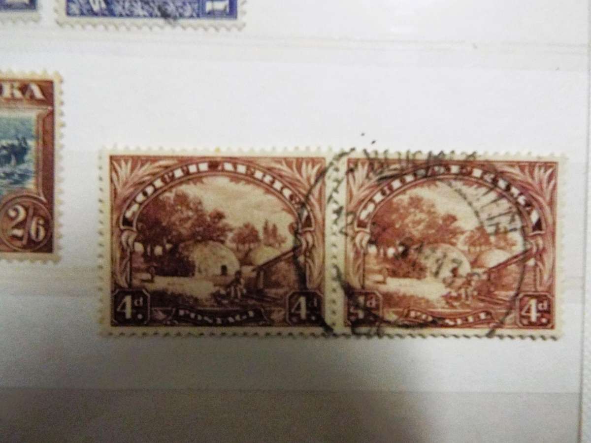 B4  ,,,32 X  SOUTH AFRICA - mix union STAMPs