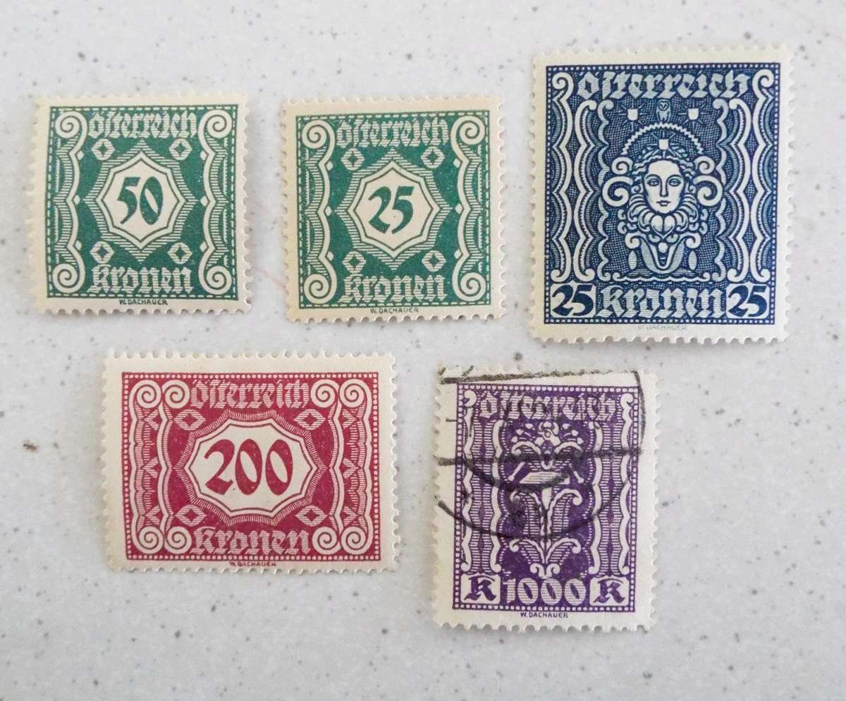 AUSTRIA 1922-1924 SET