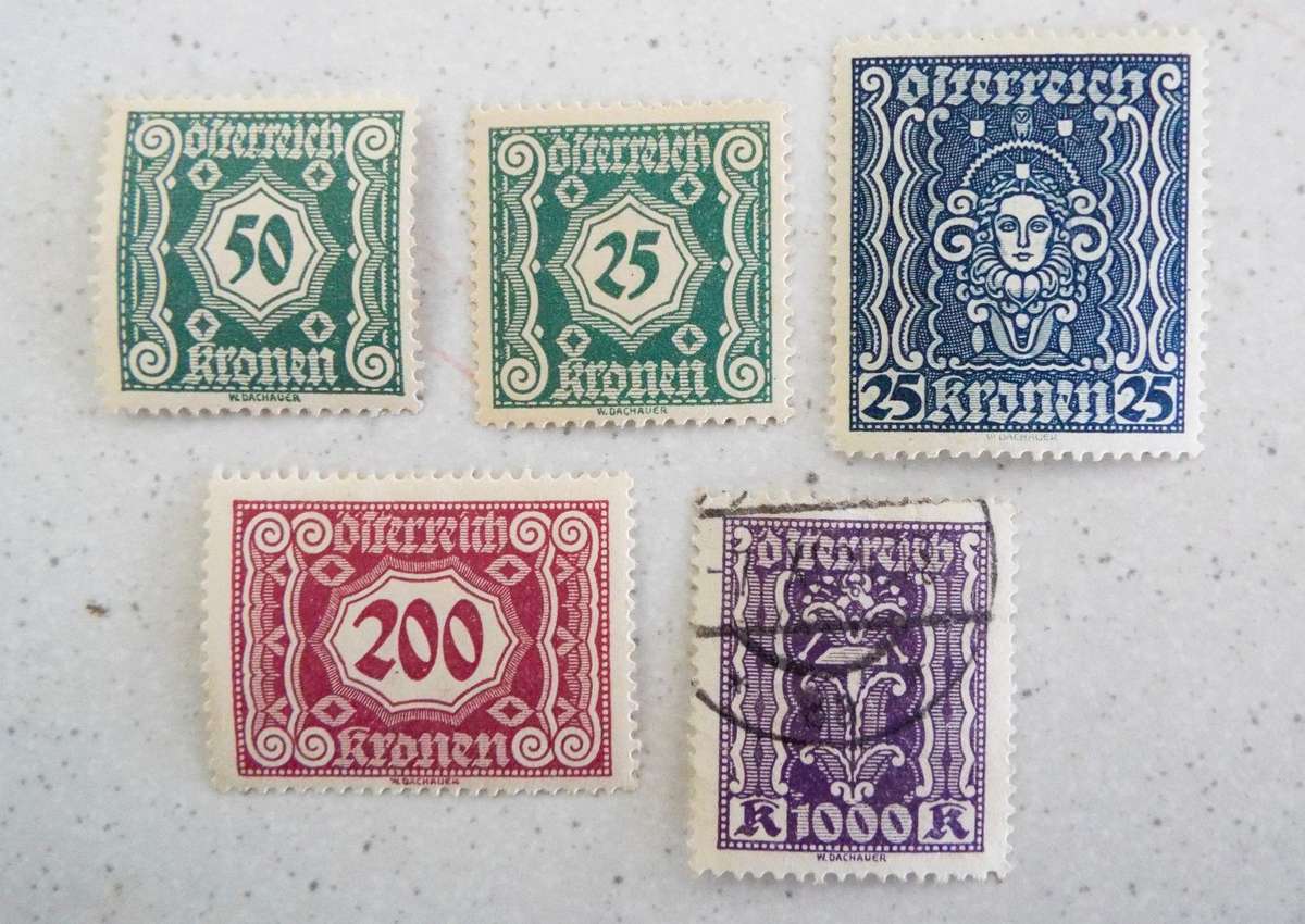 AUSTRIA 1922-1924 SET
