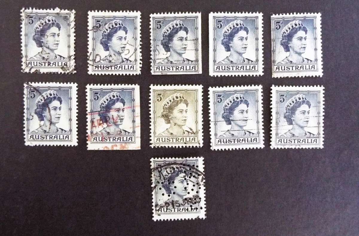 AUSTRALIAN VERAITY LOT OF ELIZABETH 11 (MUST LOOK )