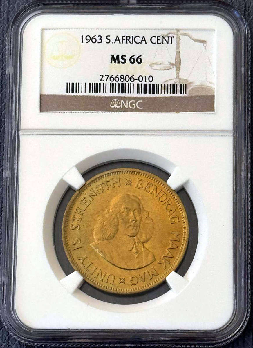 *** 1963 ONE CENT NGC MS66 ***  ###TOP POP###