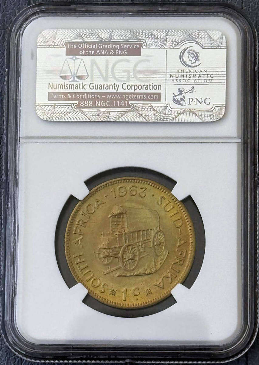 *** 1963 ONE CENT NGC MS66 ***  ###TOP POP###