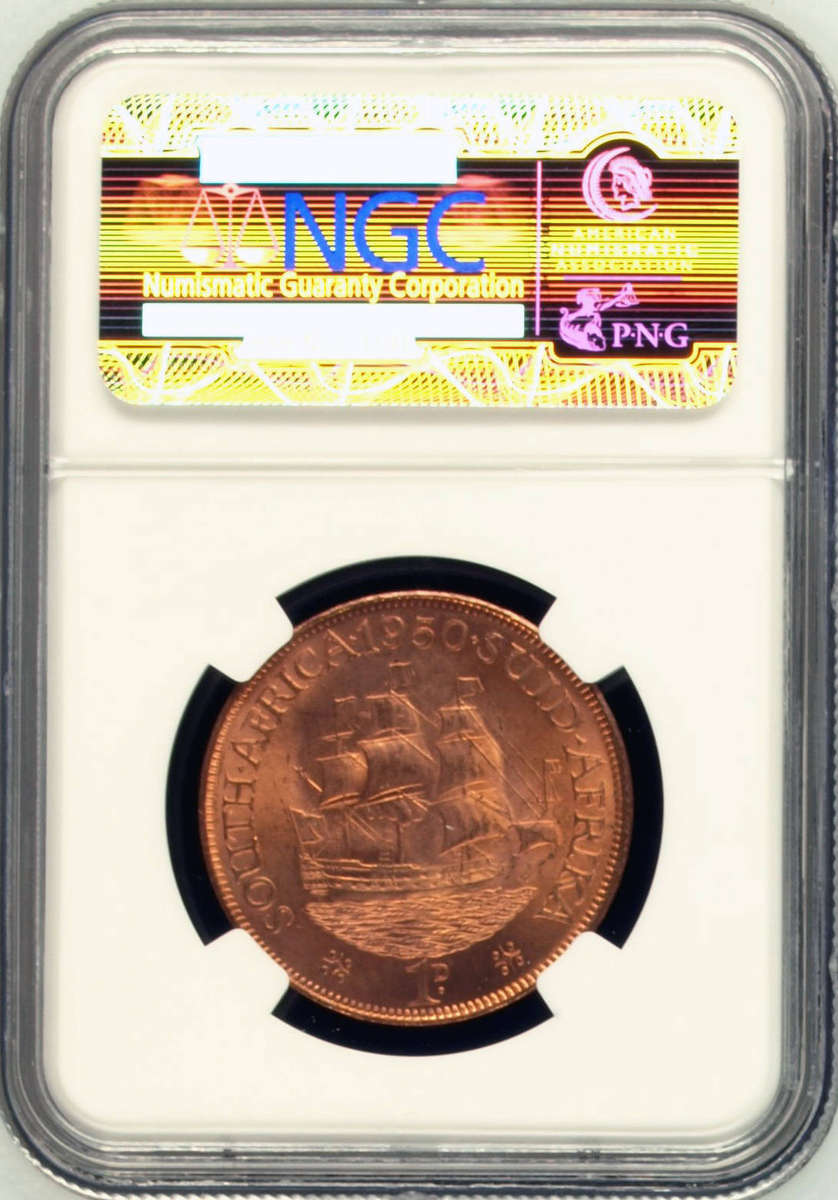 1950 NGC GRADED - PENNIES MS64 RED / MS64 RED-BROWN / MS64 BROWN