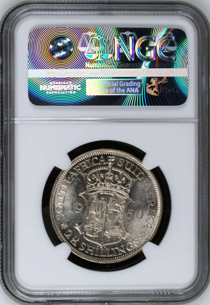 1950 NGC GRADED - HALFCROWN MS64