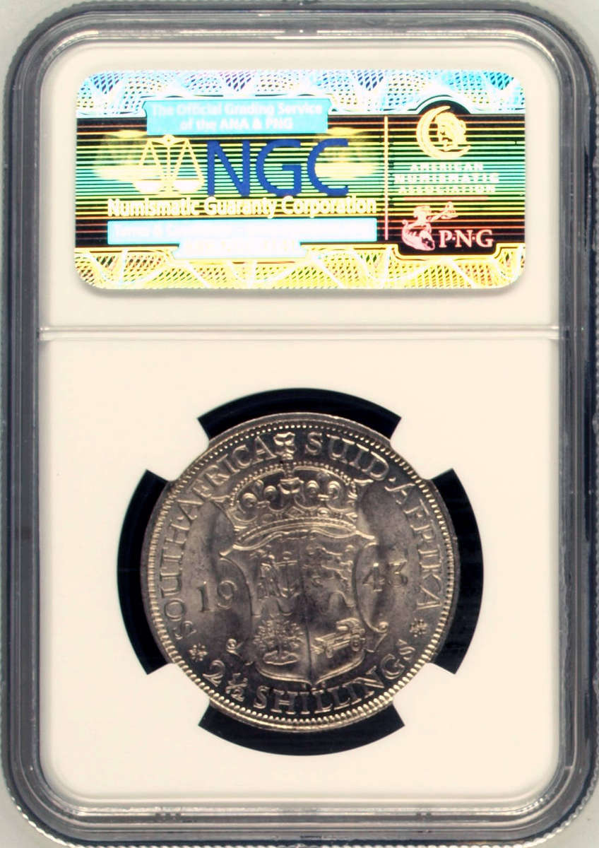 1943 NGC GRADED - HALFCROWN MS63