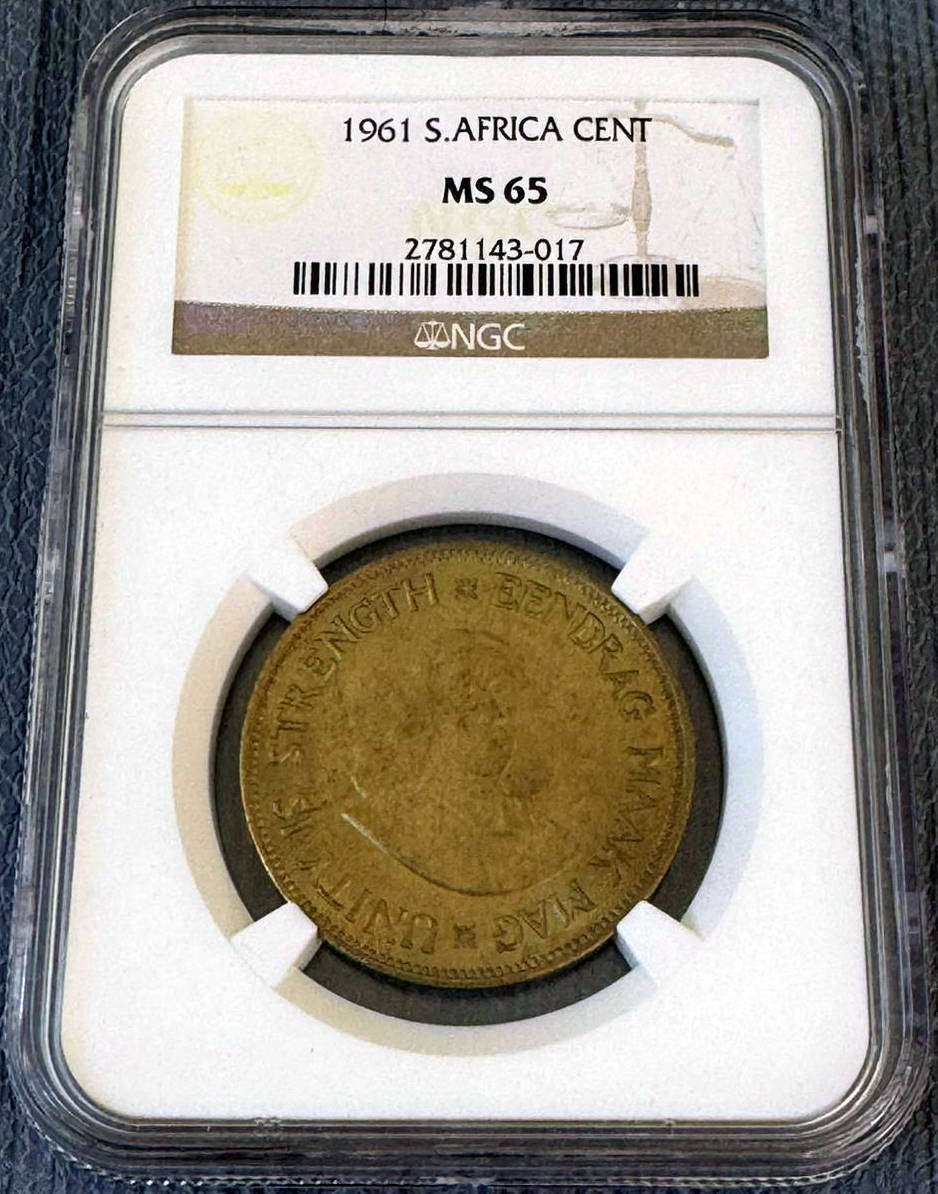 1961 R.S.A. first decimal set NGC MS coins