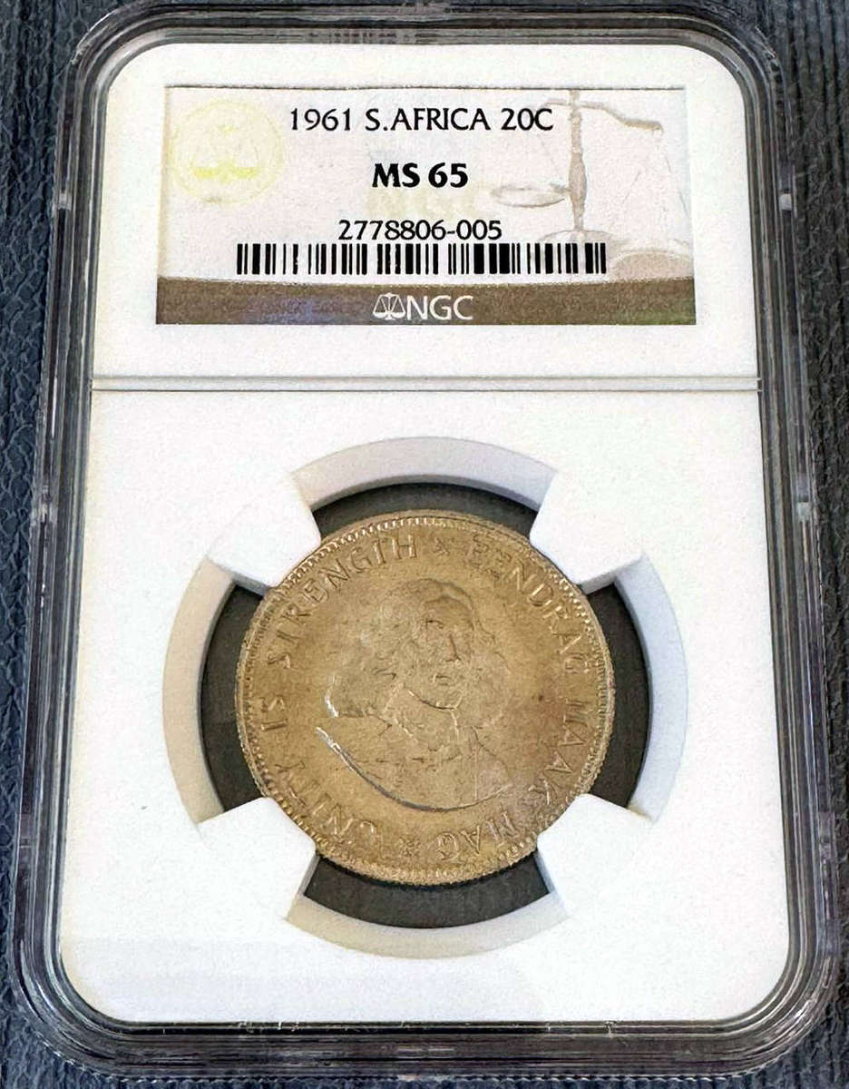 1961 R.S.A. first decimal set NGC MS coins