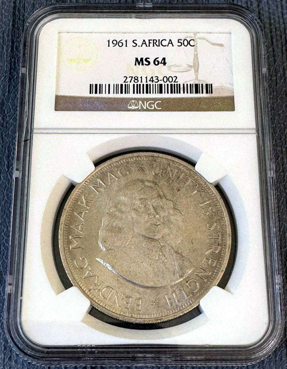 1961 R.S.A. first decimal set NGC MS coins