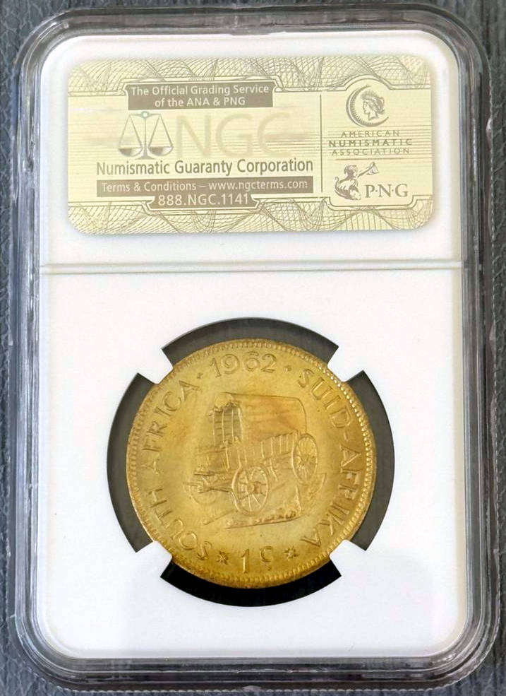 1962 R.S.A. First Decimal Set NGC MS Coins