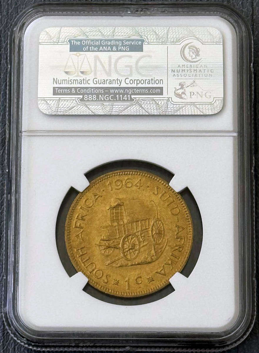 1964 One Cent NGC MS67